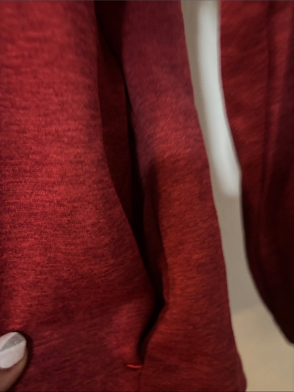 Under Armour Red Athletic Hooded Long-Sleeve - Picture 3 of 7
